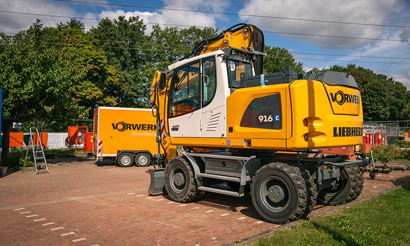 Liebherr supporta il progetto Hyperlink con una pala gommata elettrica a batteria L 507 E