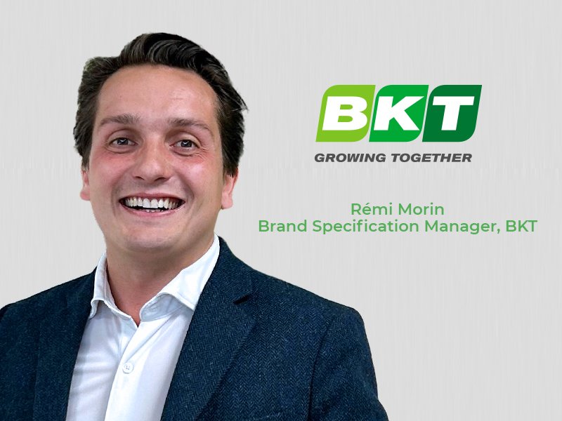 BKT annuncia la nomina di Rémi Morin quale Brand Specification Manager