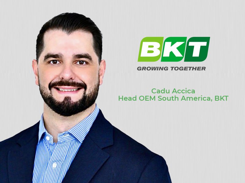 Cadu Accica è stato nominato da BKT Head OEM South America