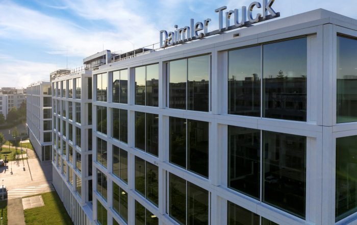 Gli headquarters di Daimler Truck a Leinfelden-Echterdingen, in Germania