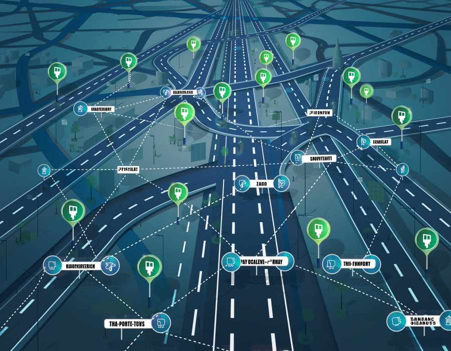 Tassazione pay-per-mile per auto elettriche nel Regno Unito con mappa e veicoli EV
