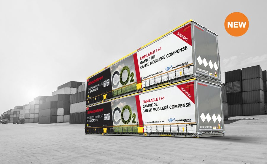 La cassa mobile Mega Curtainsider K.SWAU C+ è leggera, robusta, ed ha un'elevata capacità di carico