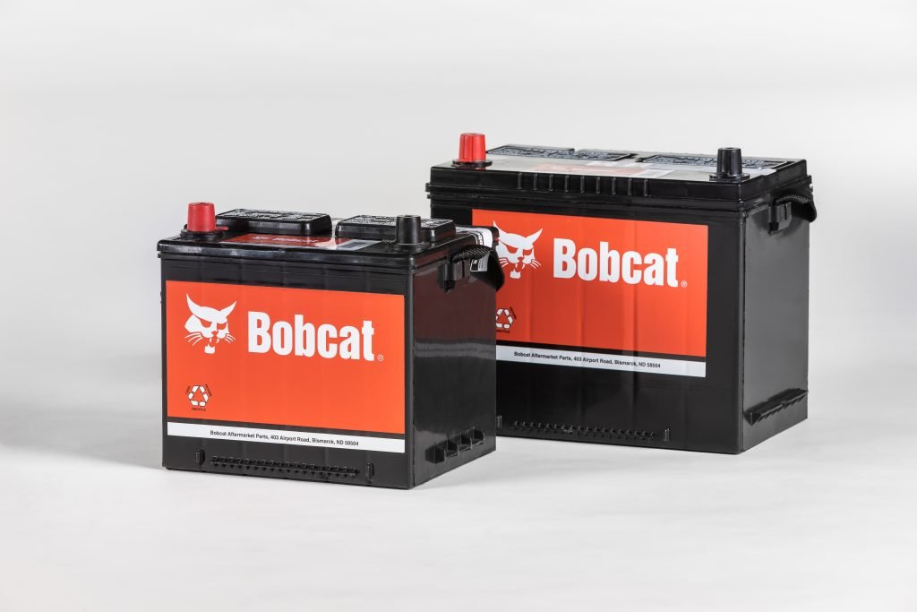 Batterie originali Bobcat per macchine compatte, parte dell’offerta aftermarket del costruttore.