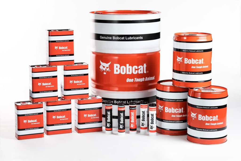 Lubrificanti originali Bobcat per manutenzione e servizio delle macchine compatte.