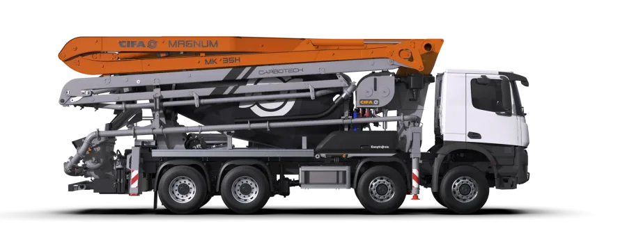 La betonpompa MK35H di Cifa