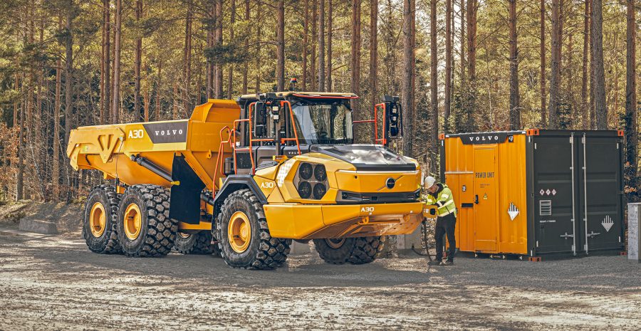 Il dumper A30 elettrico